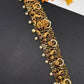 Goddess lakshmi Peacock Nakshi Matte  Hip Chain Kamarbandh - 