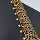 Antique Matte Green Hip Chain Kamarbandh - 