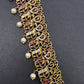 Antique Matte Green Hip Chain Kamarbandh - 