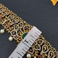 Antique Matte Green Hip Chain Kamarbandh - 