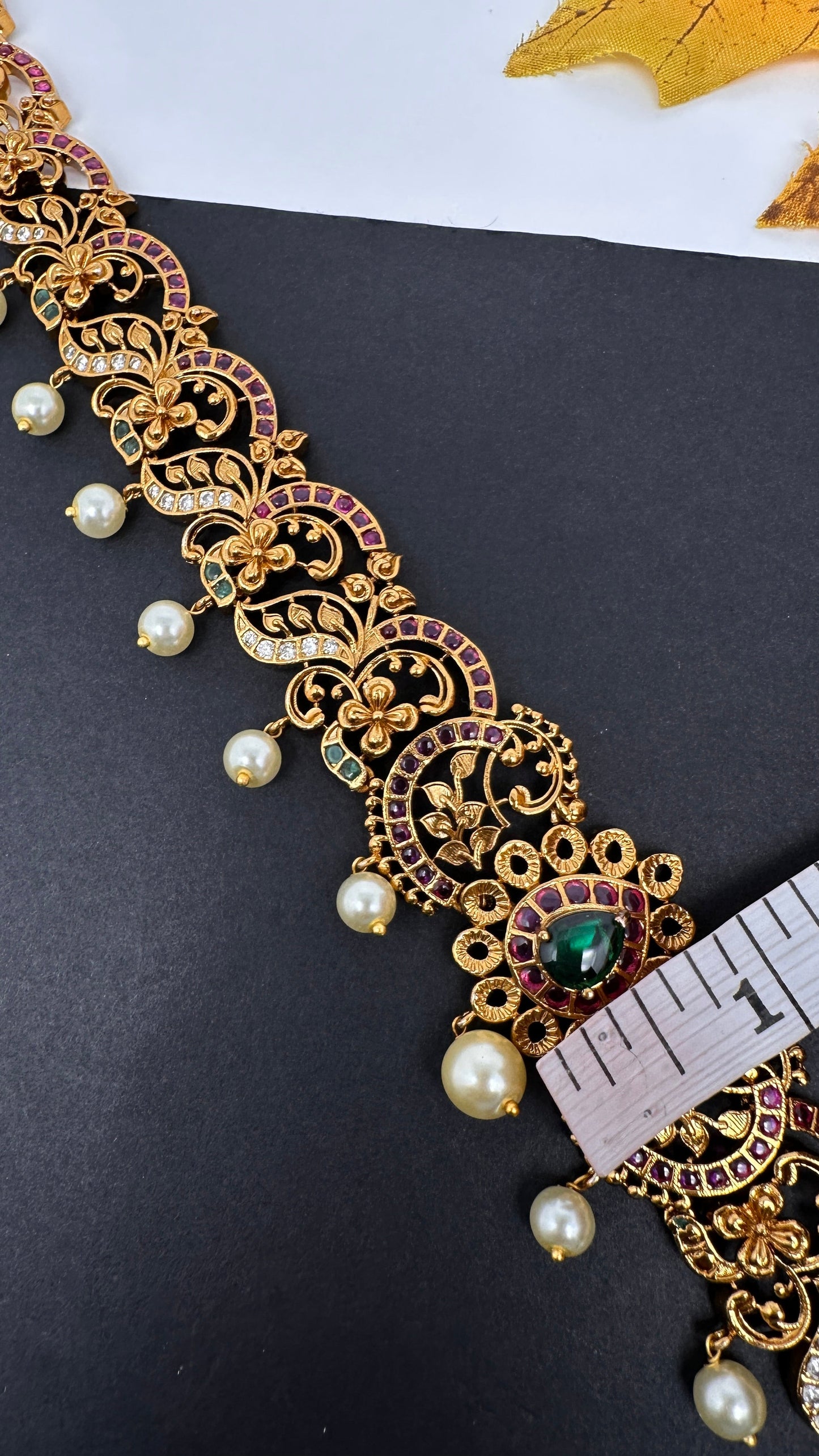 Antique Matte Sleek Kemp Hip Chain Kamarbandh - 