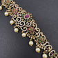 CZ Multi Stone Sleek Matte Hip Chain Kamarbandh - 