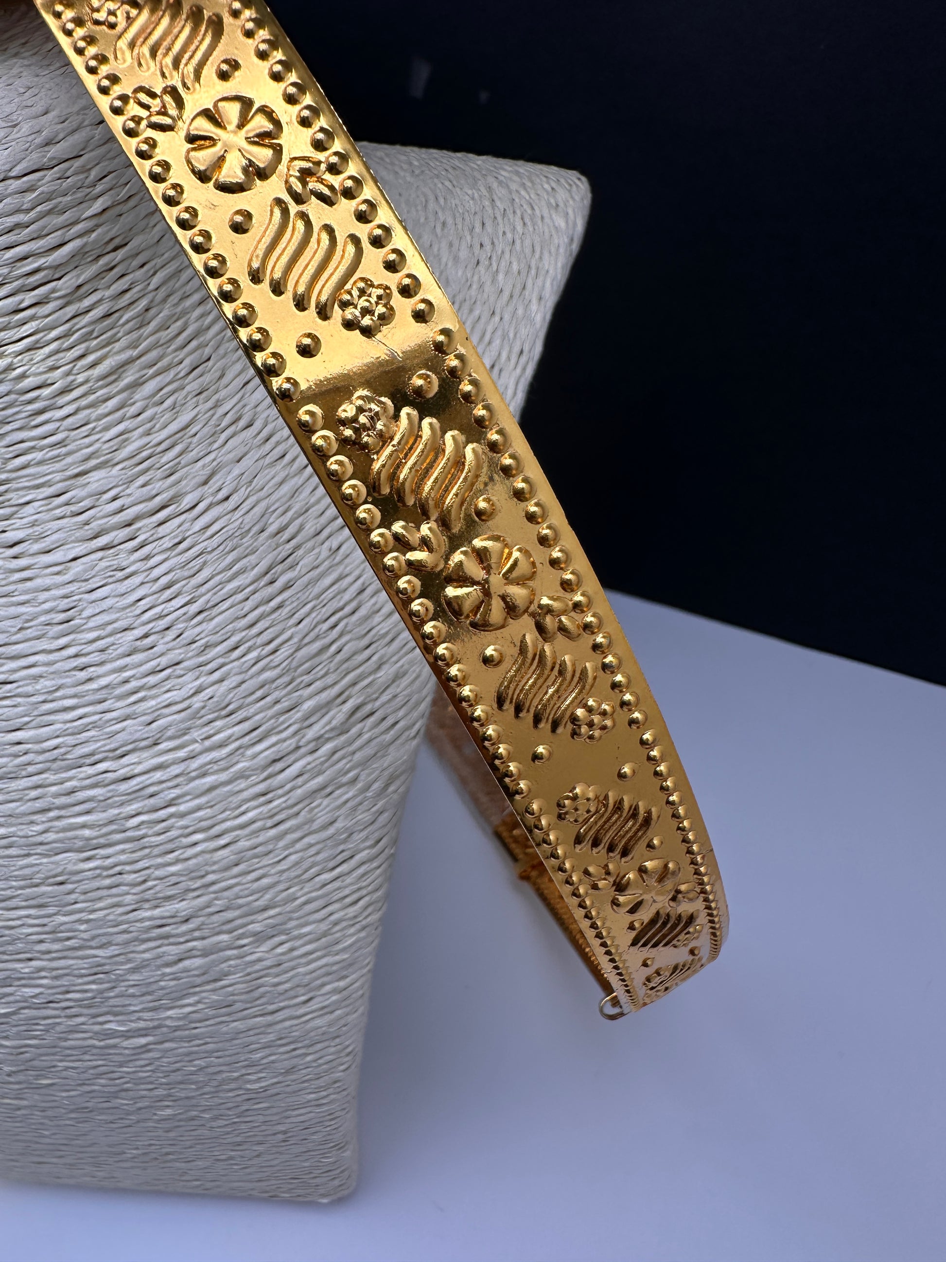 Nakshi Goddess Lakshmi Matte Hip Kids Belt Vaddanam Kamarbandh - 