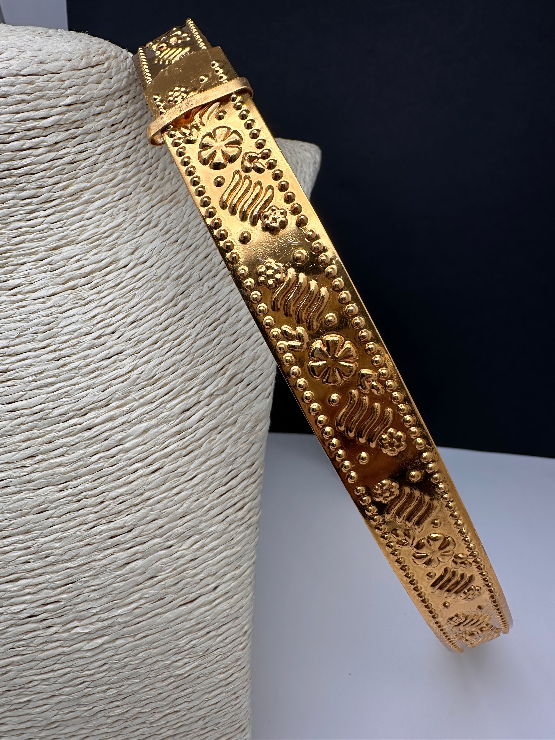 Peacock Goddess Lakshmi Matte Hip Kids Belt Vaddanam Kamarbandh - 