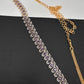 Diamond Finish Hip Chain Belt - Purple