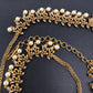 Sleek Floral Matte Hip Chain Belt - 