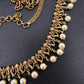 Sleek Multi Color Stones Matte Hip Chain Belt - 