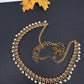 Sleek Multi Color Stones Matte Hip Chain Belt - 
