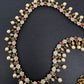 Sleek Multi Color Stones Matte Hip Chain Belt - 