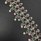 Diamond Finish Hip Chain Belt - Green