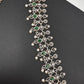 Diamond Finish Hip Chain Belt - Green