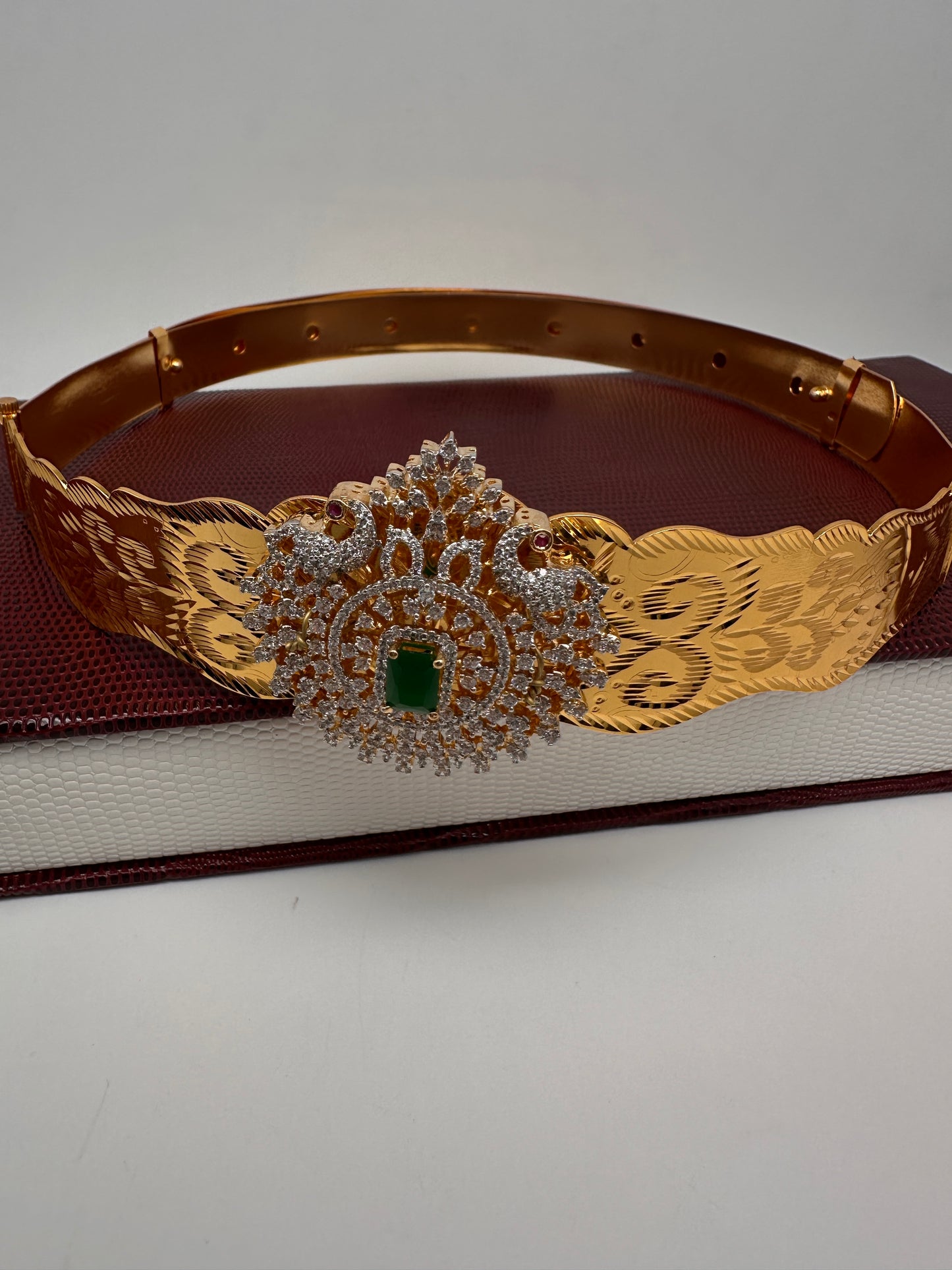 Diamond Finish Self Design Kids  Kamarband Hip Belt - 