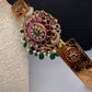 Kemp CZ Pendent Self Design Kamarband Hip Belt - 