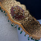 Kemp Goddess Lakshmi Pendent Self Design Kamarband Hip Belt - 
