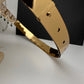 CZ Victorian Kamarband Hip Belt with Green Beads - 