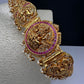 Nakshi Kemp Goddess Lakshmi Self Design Kamarband Hip Belt | CB000675