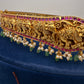 Nakshi Kemp Goddess Lakshmi Elephant Self Design Kamarband Hip Belt | CB000676