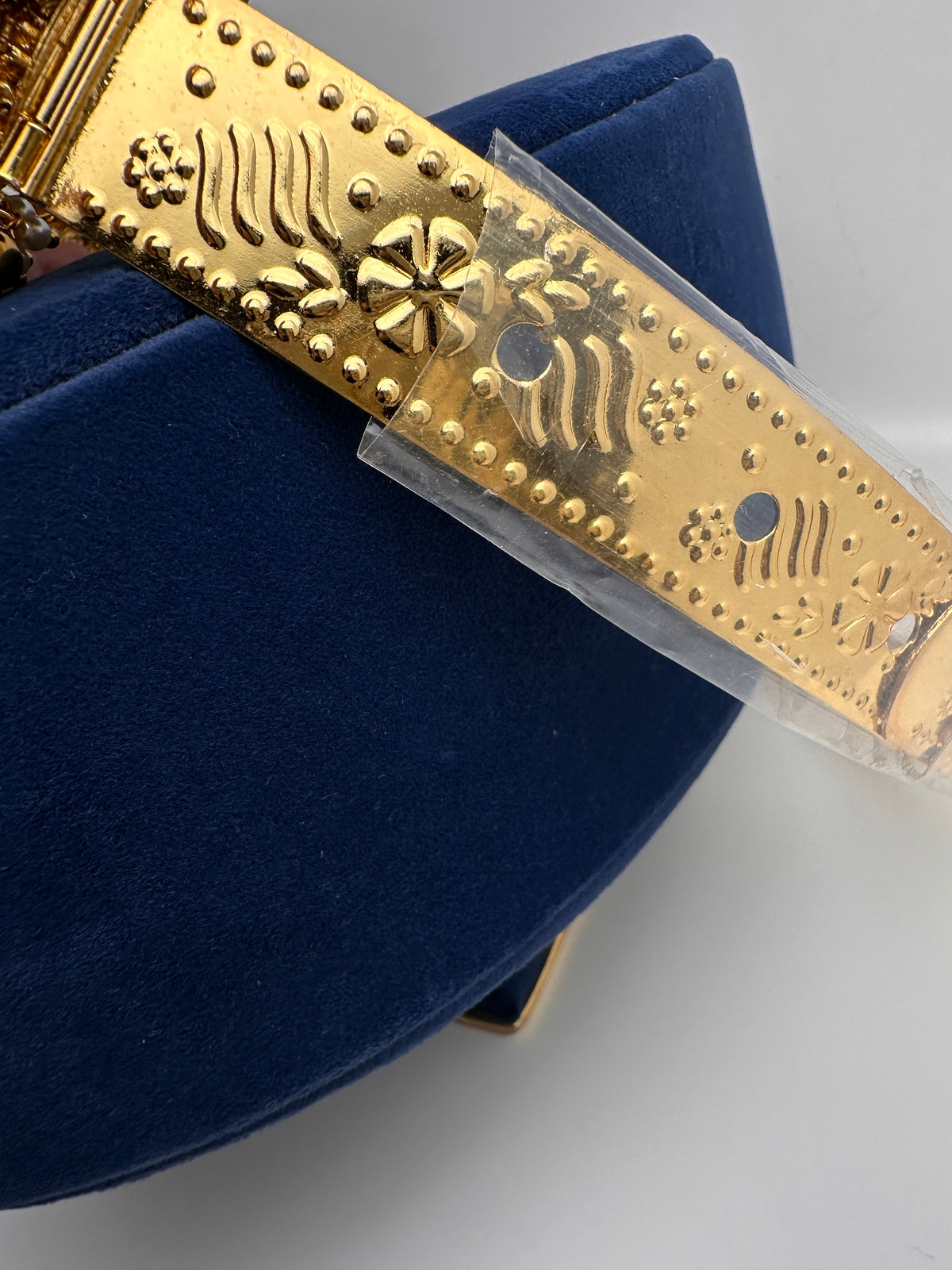 Nakshi Kemp Goddess Lakshmi Flexible Self Design Kamarband Hip Belt | CB000677