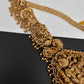 Nakshi Goddess Lakshmi Peacock Matte Vaddanam Kamarband Waist Belt - CB000683