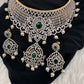 AD Diamond Finish Choker - Green