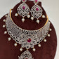 AD Diamond Finish Choker - Red