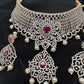 AD Diamond Finish Choker - Red