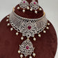 AD Diamond Finish Choker - Red