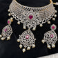 AD Diamond Finish Choker - Red