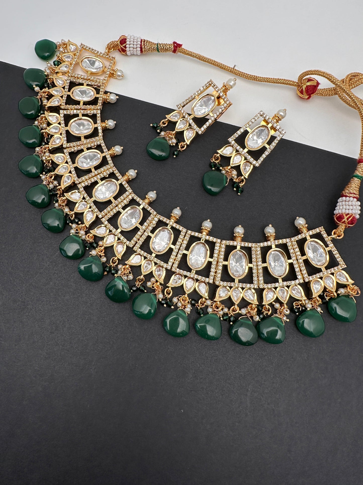 Moissanite Green Choker