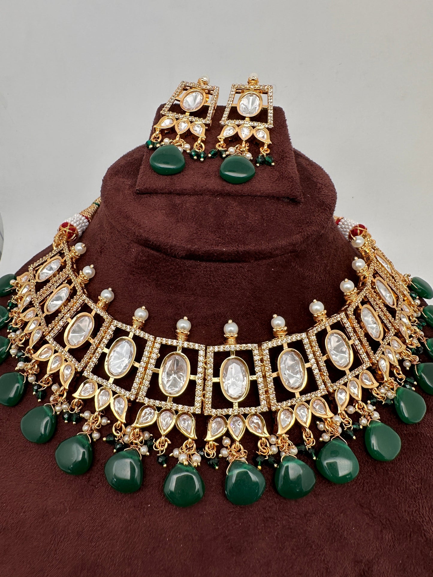 Moissanite Green Choker