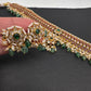 Kemp Matte Peacock Choker with Studs - 