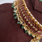 Kemp Matte Peacock Choker with Studs - 
