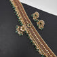 Kemp Matte Peacock Choker with Studs - 