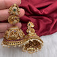 Peacock Nakshi Matte Jhumkis