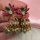 Jadau Kundan Lotus Jhumka Earrings