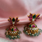 Jadau Kundan Lotus Jhumka Earrings