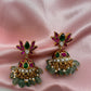 Jadau Kundan Lotus Jhumka Earrings