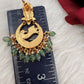 Jadau Kundan Peacock Chanbali Earrings