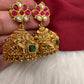 Matte Nakshi Jadau Kundan Jhumki Earrings