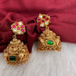 Matte Nakshi Jadau Kundan Jhumki Earrings