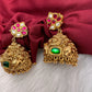 Matte Nakshi Jadau Kundan Jhumki Earrings