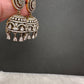 AD Clear Stone Victorian Jhumkas