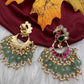 Peacock Jadau Kundan Earrings
