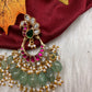 Peacock Jadau Kundan Earrings