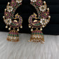 Matte CZ Jhumka Ear Cuffs - Clear