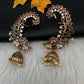 Matte CZ Jhumka Ear Cuffs