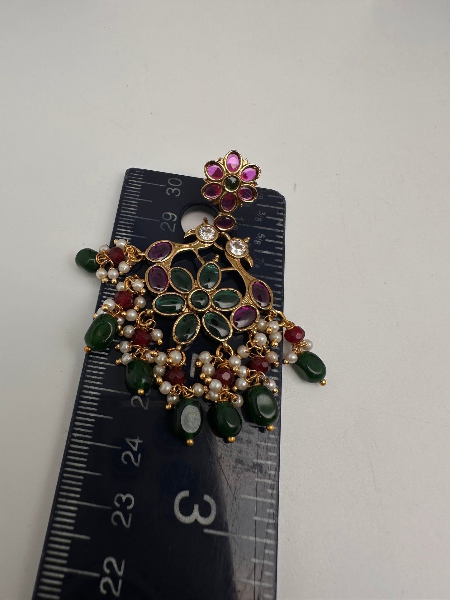 Kemp Matte Beads Earrings - Green