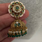 Kemp Jhumka Earrings - Green