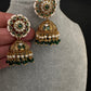 Kemp Jhumka Earrings - Green