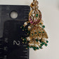 Matte Kempu Floral Jhumka Earrings - 